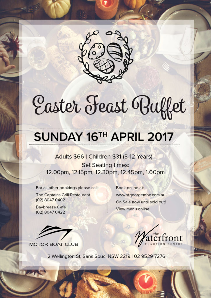 Easter Buffet Waterfront Function Centre